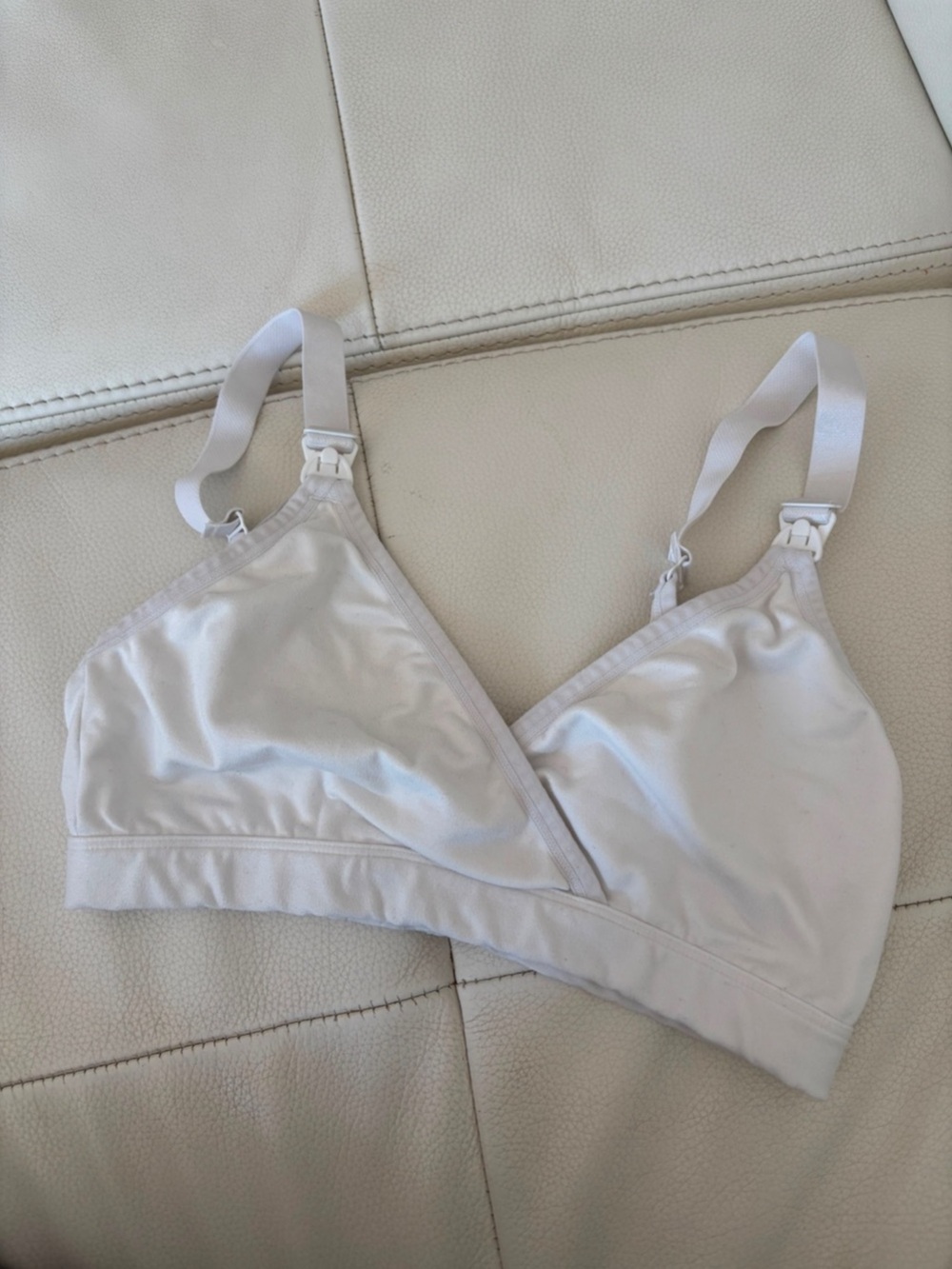 Bumpsuit The Comfy Nursing Bra in Ivory XS/S